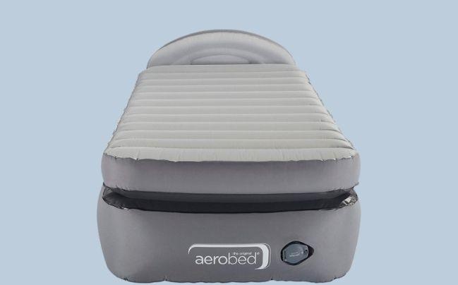 8). AeroBed Luxury Pillowtop 16 Inch Air Mattress Queen