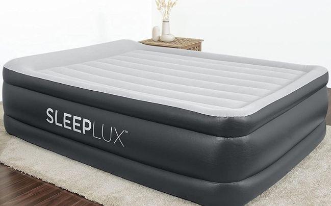 sleeplux durable inflatable air mattress
