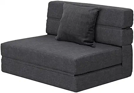 ANONER Fold Sofa Bed Couch Memory Foam with Pillow