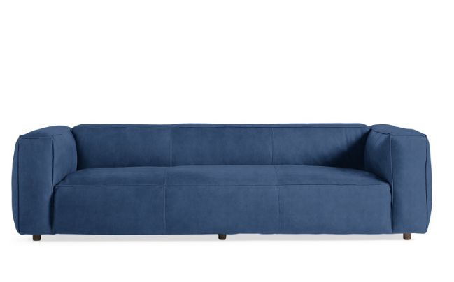 Arhaus Madrone leather sofa
