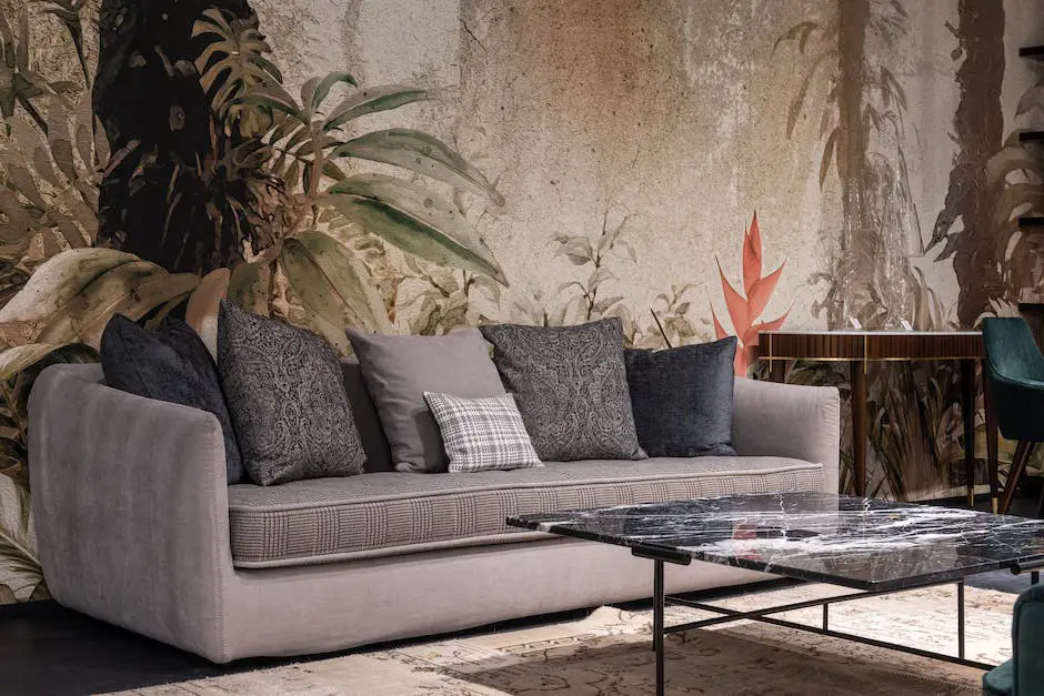 A beautiful living room setup with the Arhaus Coburn Collection, featuring a sectional sofa, chair, ottoman, and accessories.