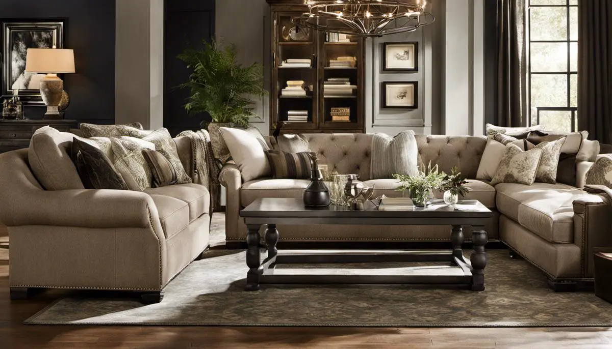 Image depicting the ergonomic features and comfort levels of Arhaus Coburn furniture.