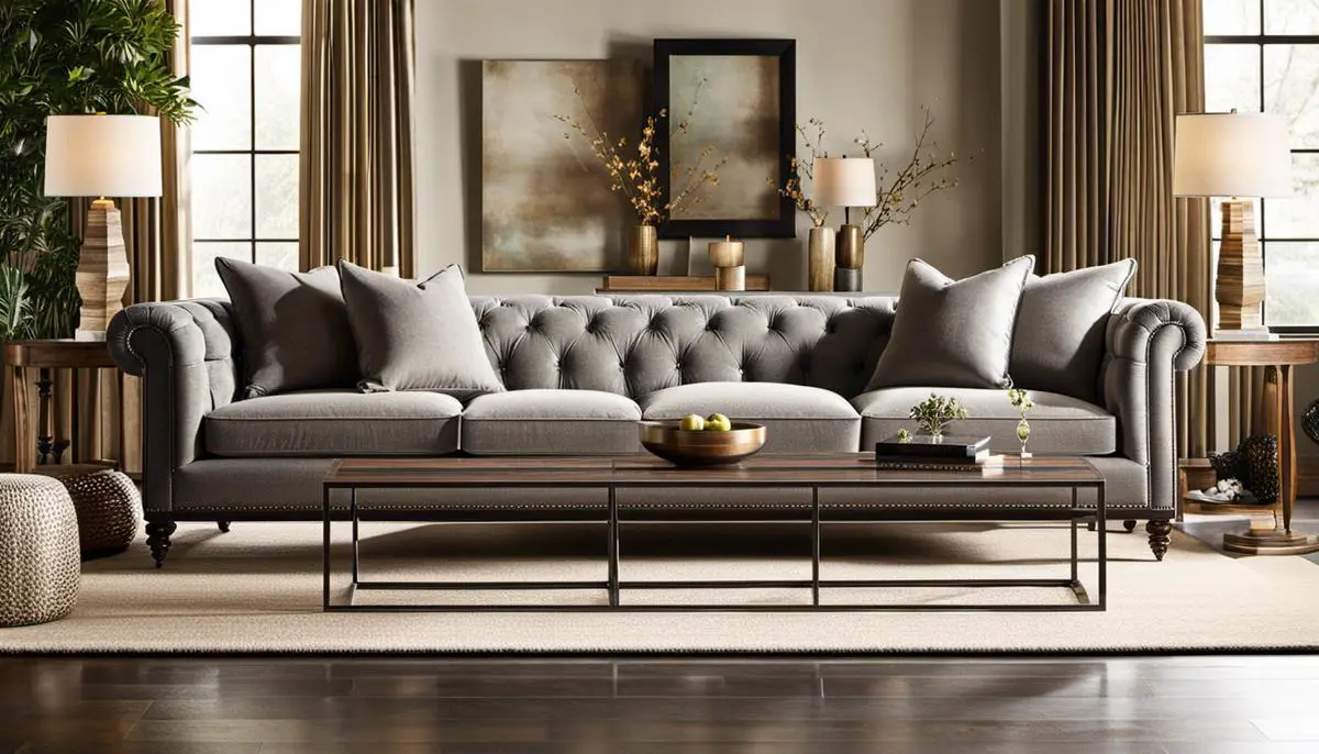 An image of the Arhaus Coburn sofa, showcasing its elegant design and craftsmanship.