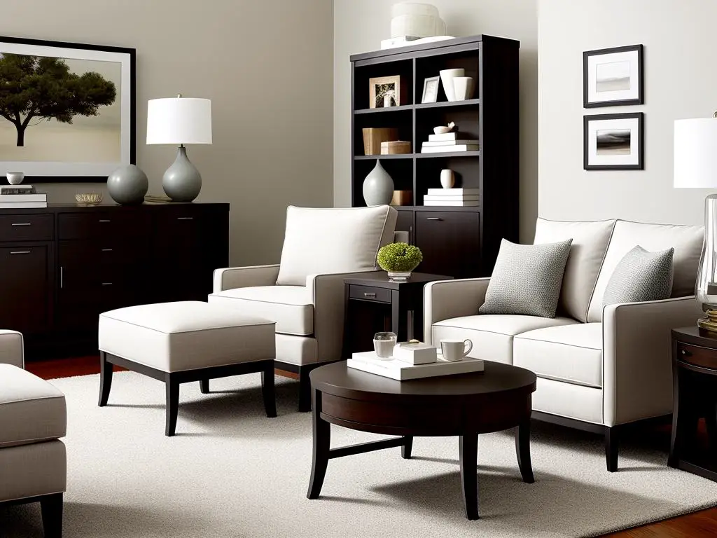 Image of Arhaus' Coburn Collection showcasing elegant and modern furniture designs.